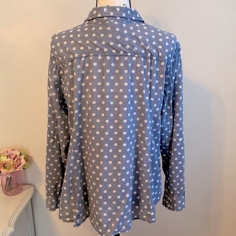 Torrid Polka Dots Button Down Shirts - image 7